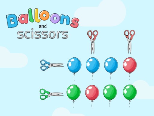 Ballons et ciseaux