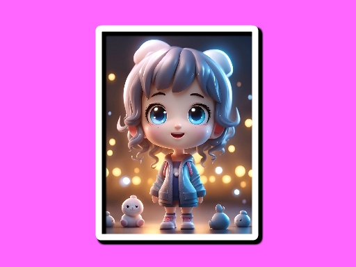 Poupée Chibi Étoiles Cachées