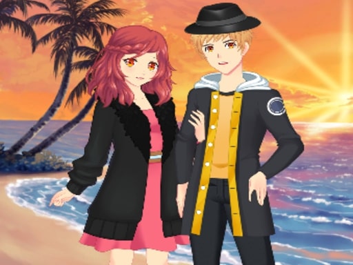 Couple d'anime s'habille