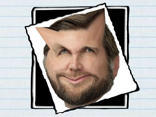 Visage drôle de JD Vance