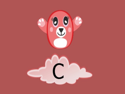 Sauter par-dessus les lettres de l'alphabet