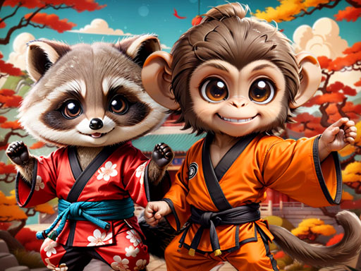 Petits animaux Kung Fu