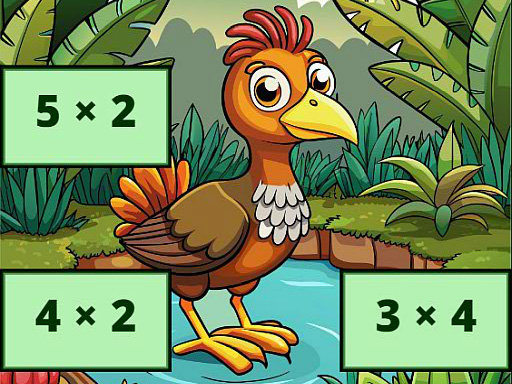 Multiplication : Découverte de l'image de l'oiseau