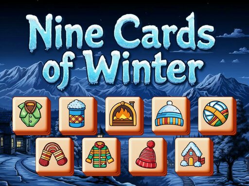Neuf cartes d'hiver