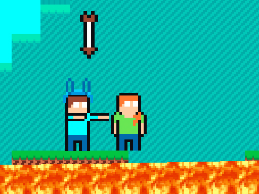 Bataille de pixels vers le haut