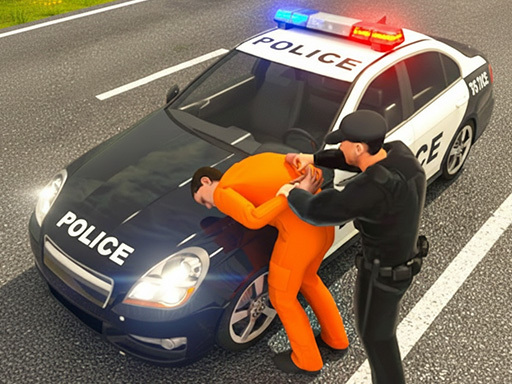 Jeu de simulation de voiture de police