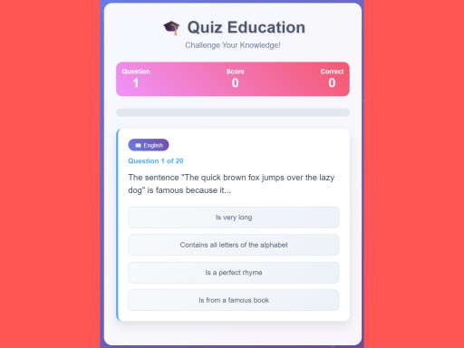 Quiz Éducation