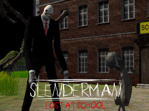 Slenderman perdu à l'école