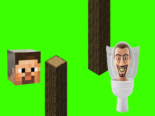 Toilettes Skibidi tournantes à clapet Minecraft