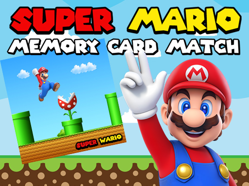Jeu de cartes mémoire Super Mario