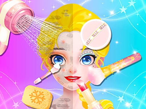 Fête de maquillage de princesse douce