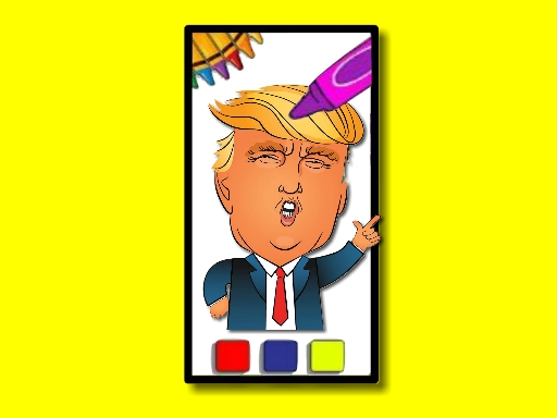 L'heure du coloriage Trump