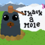 Version pixelisée de Whack a Mole